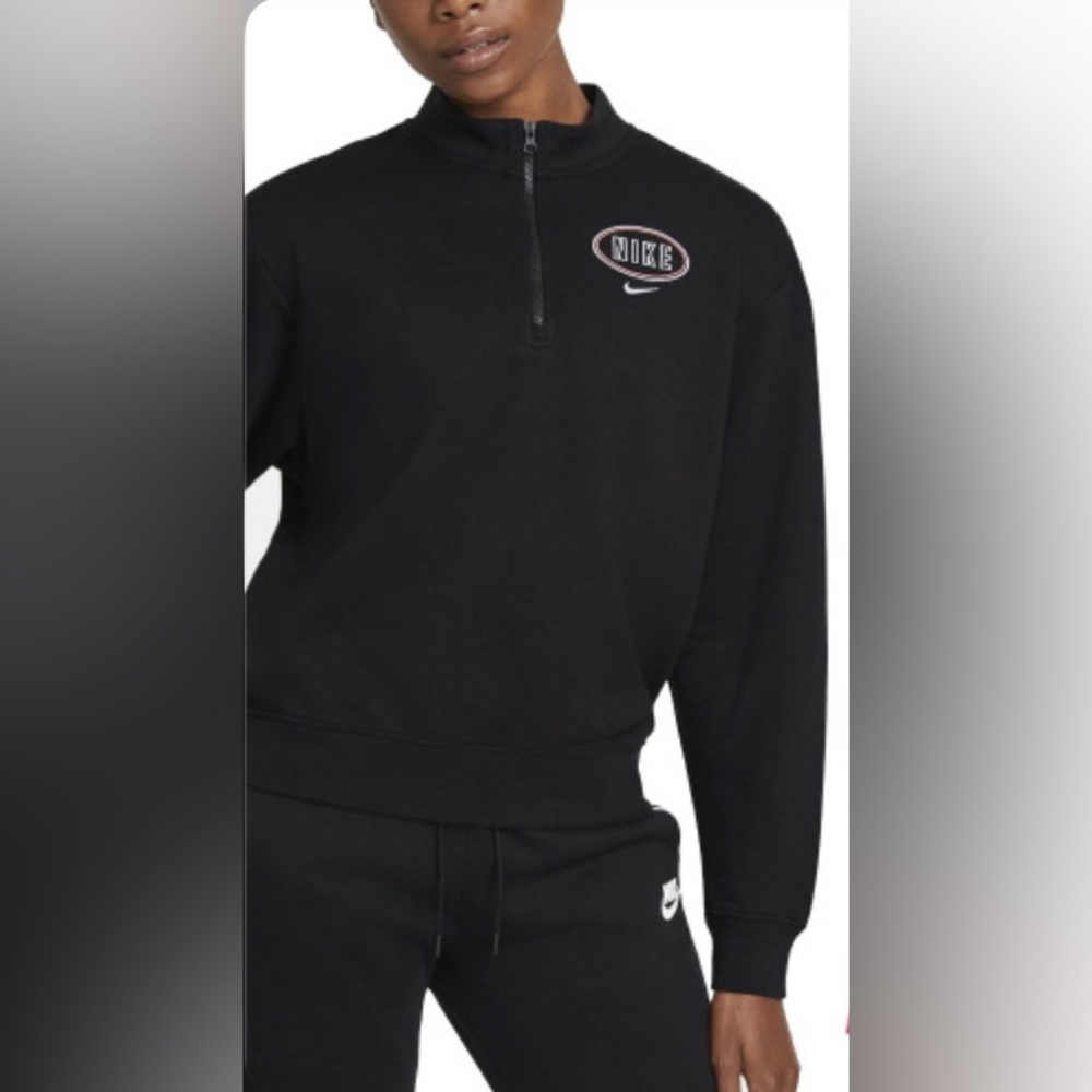 * NWT Nike Varsity quarter zip pullover sweater size Small